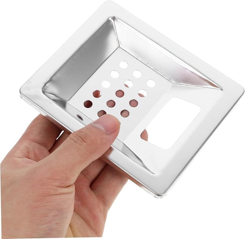 Stainless Steel Outdoor Ash Tray 11 8x9 8x1 5cm Portable Unbreakable Patio Ashtray - Image 4